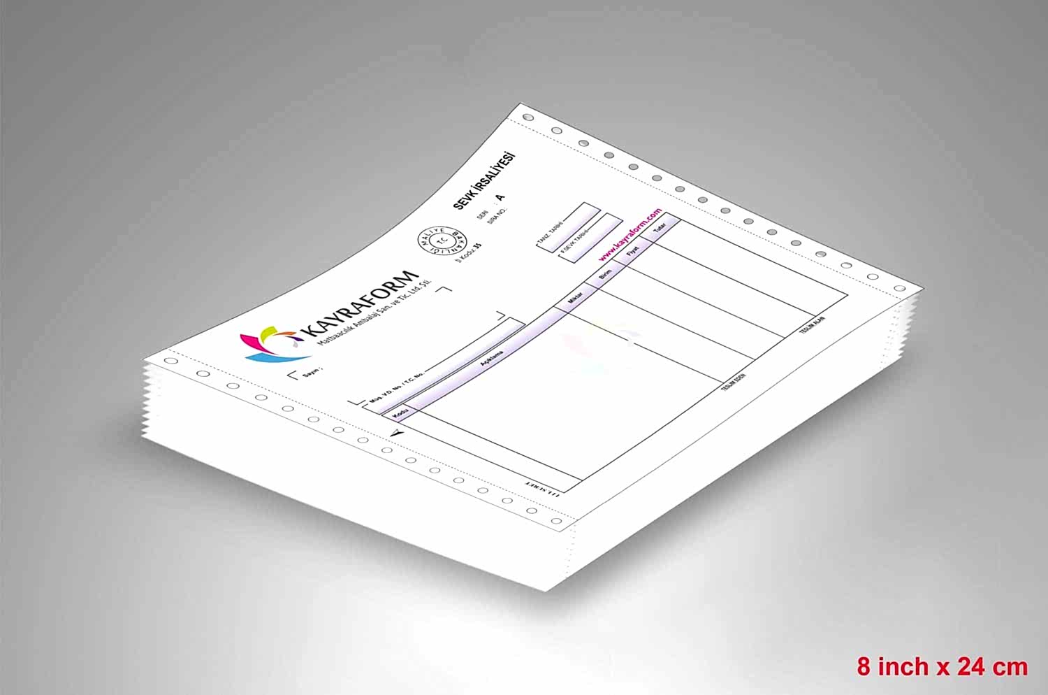 Sürekli Form Fatura, Sürekli Form İrsaliye 
