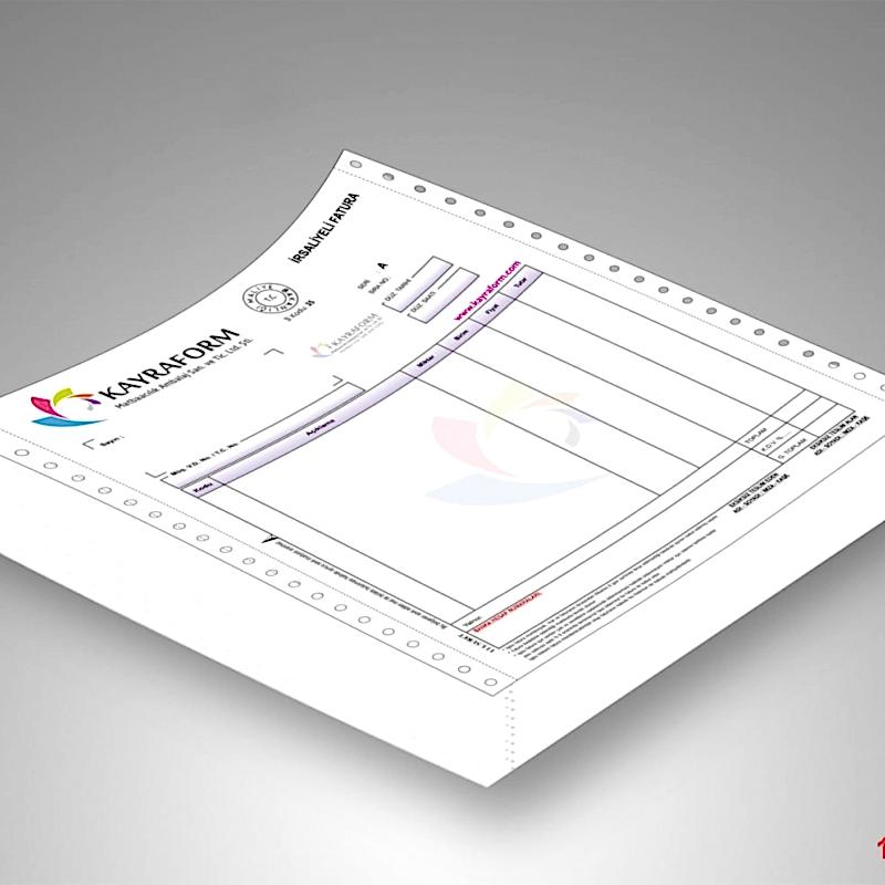 Sürekli Form Fatura, Sürekli Form İrsaliye 